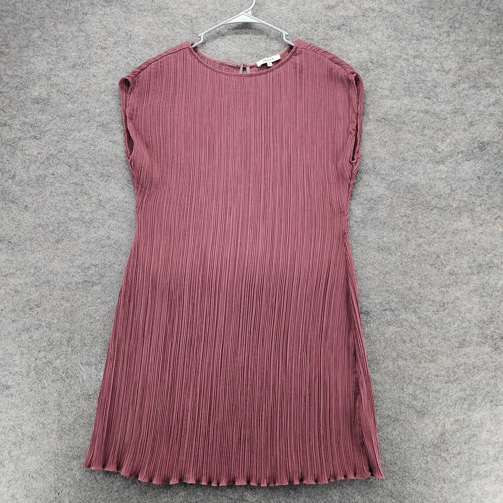 Madewell Dress Womens 8 Sleeveless Crinkle Dusty Rose